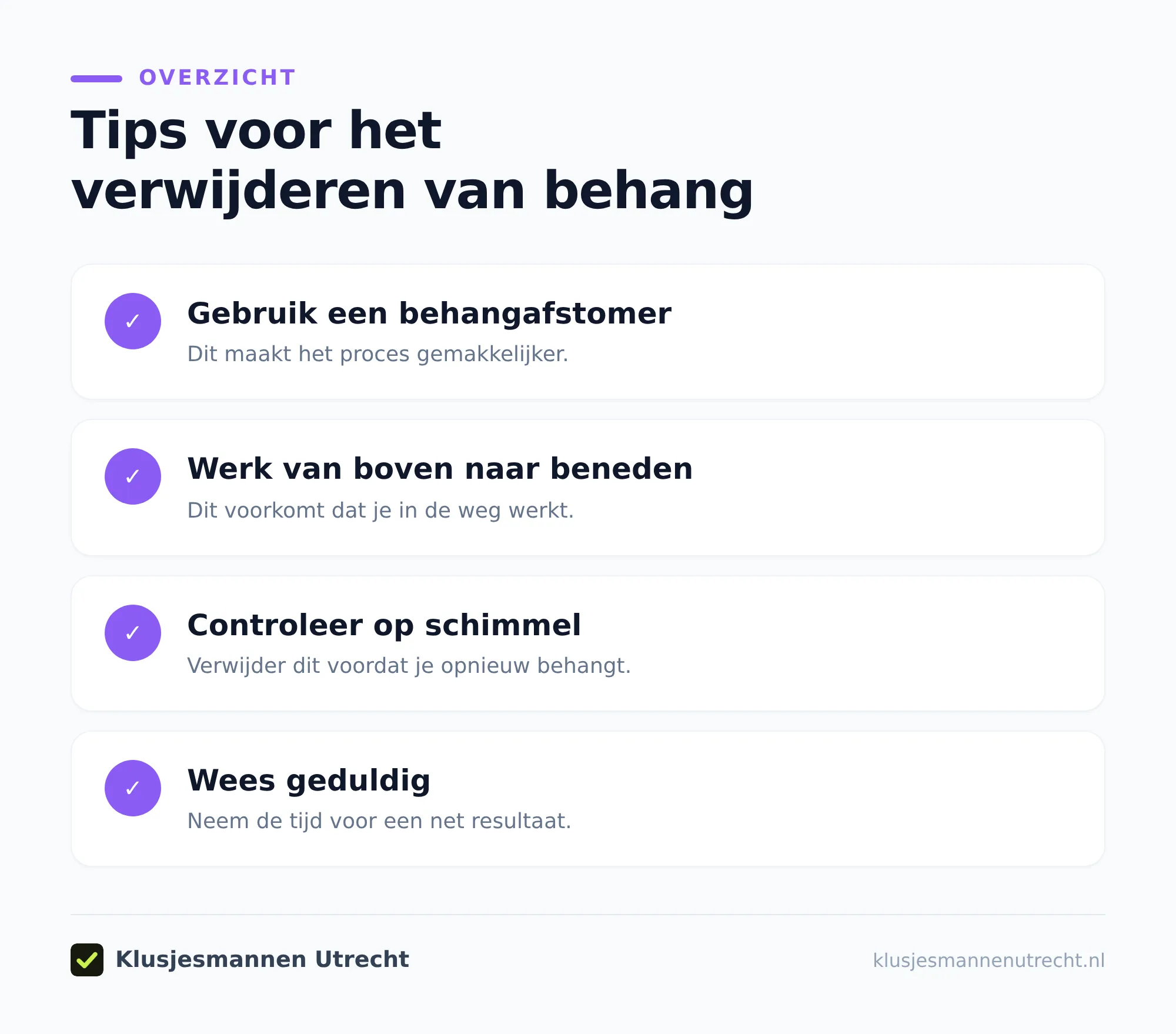 Welk type behang zit op de muur?