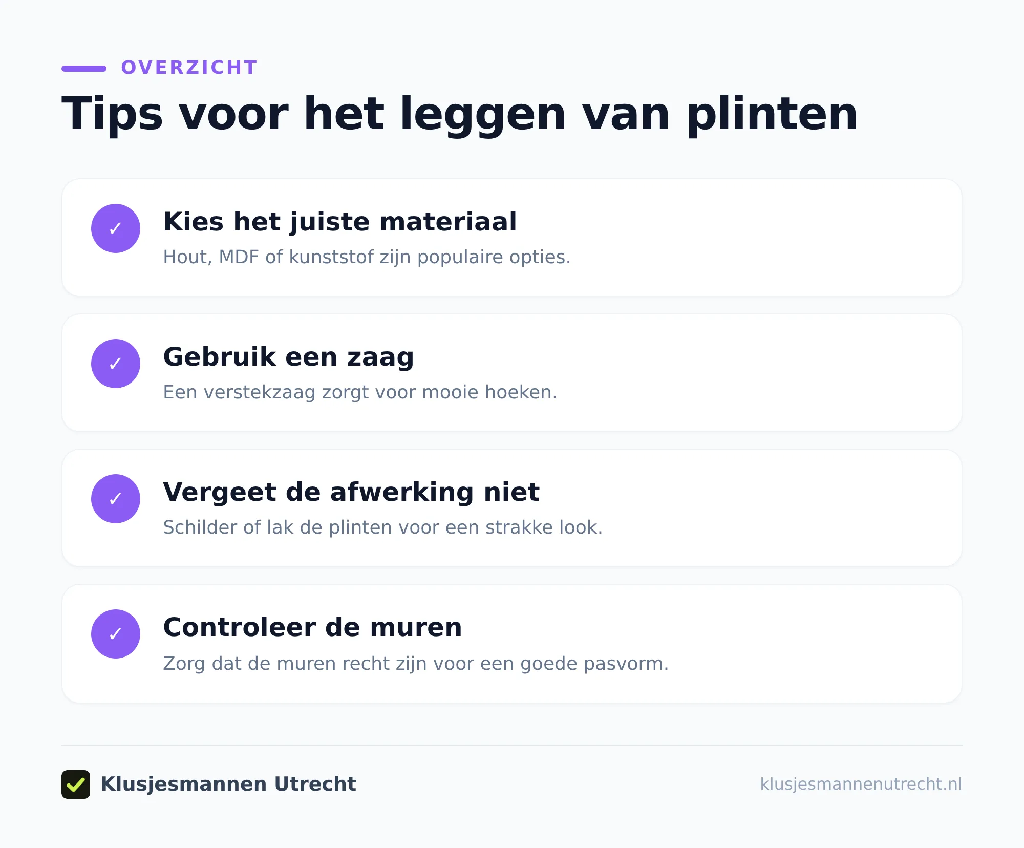 Welke plinten passen bij jouw vloer?