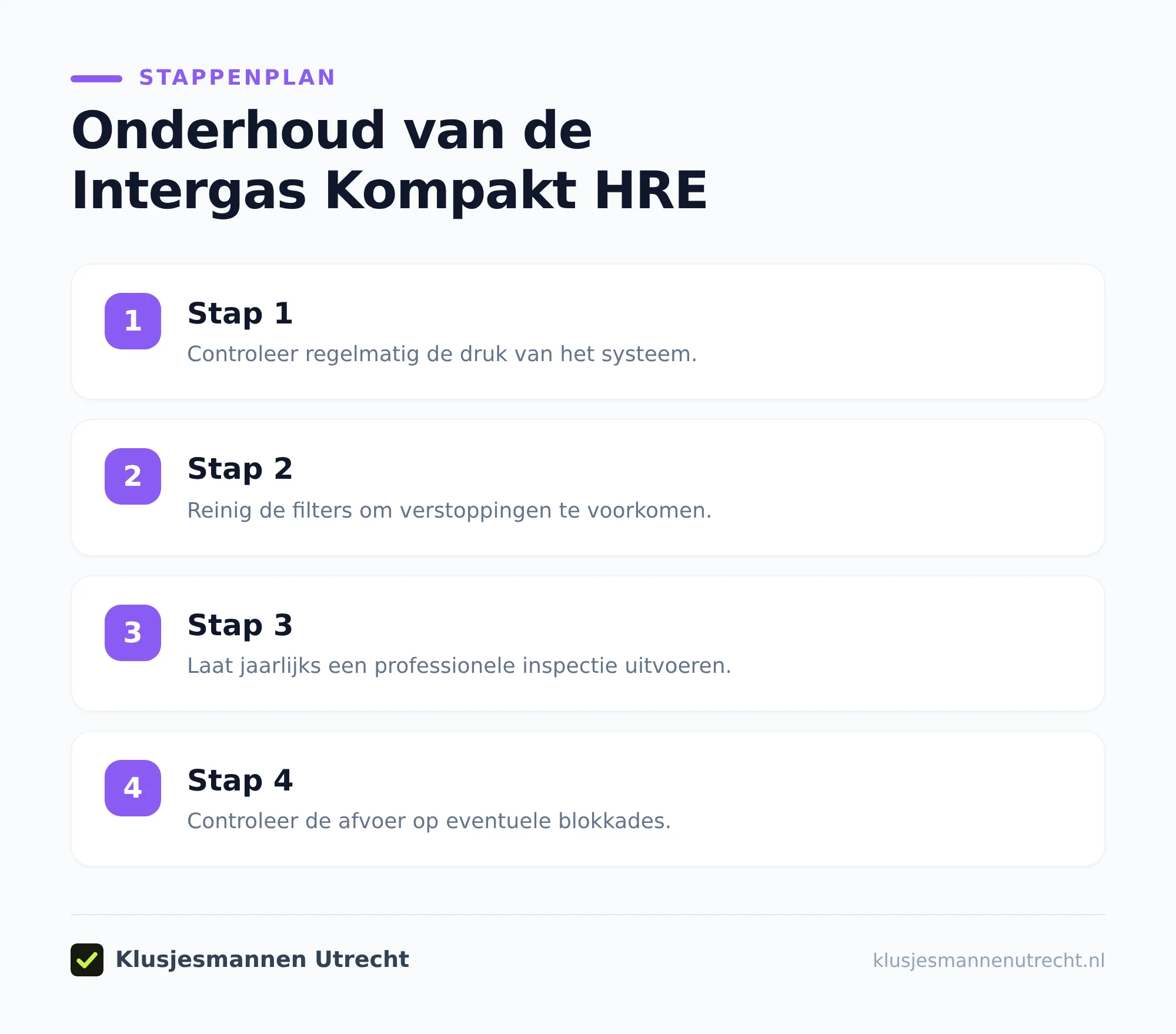 Waterdruk controleren, bijvullen en ontluchten