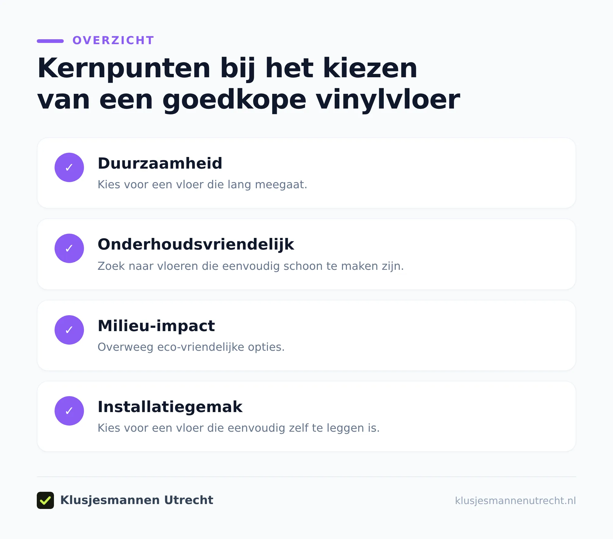 Wat bedoelen winkels met vinyl, PVC en klikvinyl?